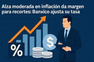 Alza moderada en inflación