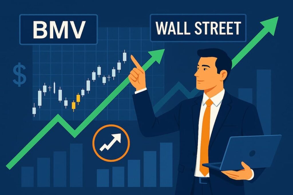 BMV y Wall Street cierran