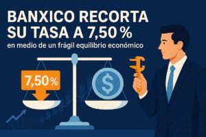 Banxico recorta su tasa a 7.50