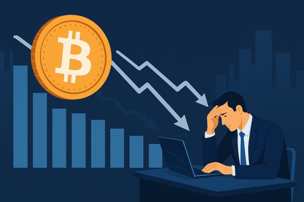 Bitcoin se desploma esta semana tras liquidaciones masivas en el mercado