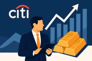 Citi dispara proyección del oro y anticipa precios históricos en los próximos meses