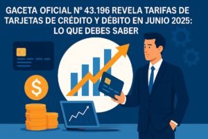 Gaceta Oficial N 43.196 revela tarifas de tarjetas de crédito