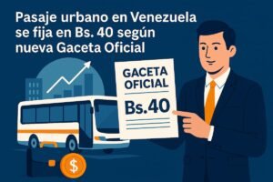 Pasaje urbano en Venezuela