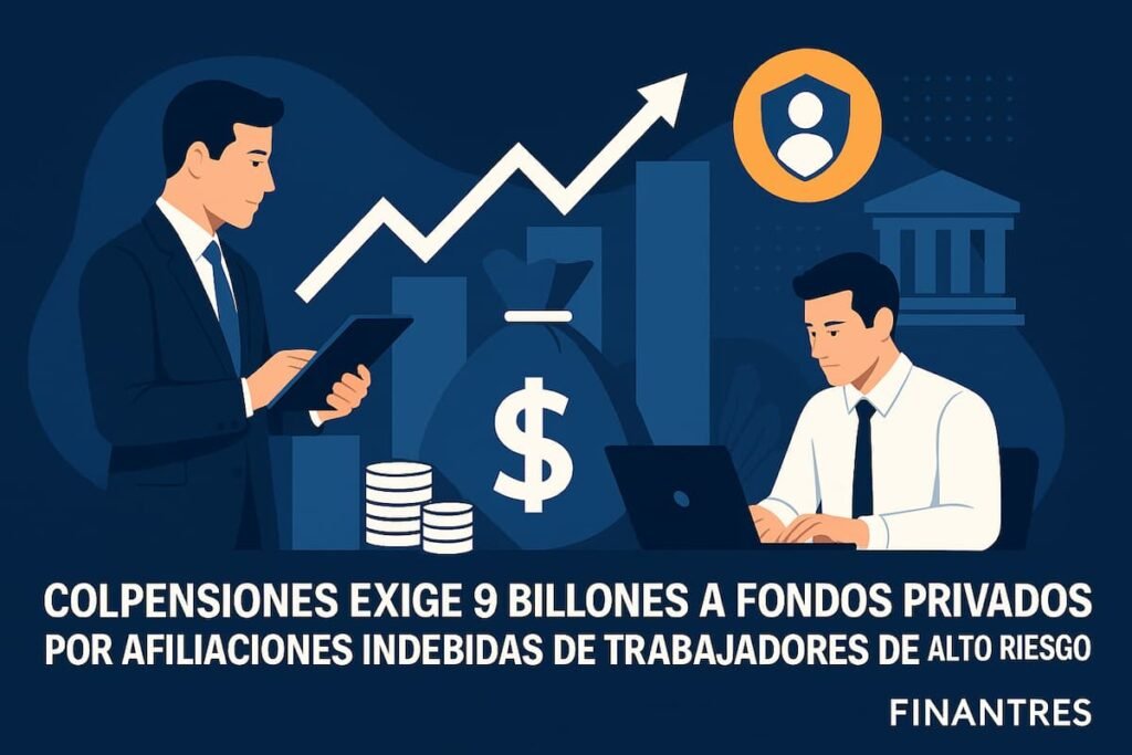Colpensiones exige 9 billones a fondos privados