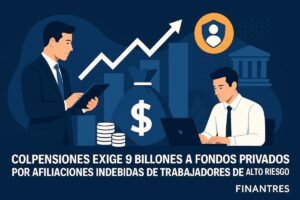 Colpensiones exige 9 billones a fondos privados