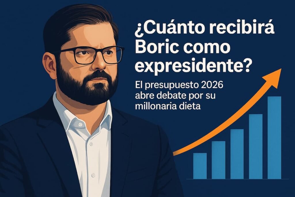 Cuánto recibirá Boric como expresidente