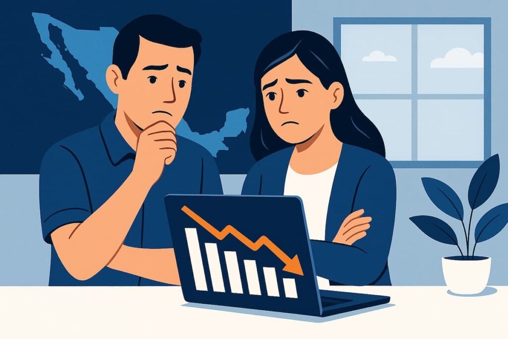 En México cae la confianza del consumidor en septiembre
