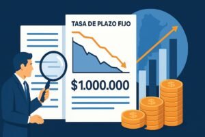 Las tasas de plazo fijo en Argentina caen