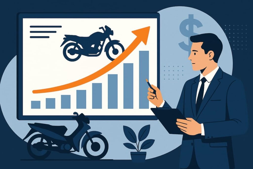 Los patentamientos de motos crecieron