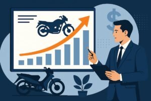 Los patentamientos de motos crecieron