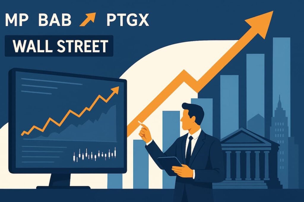 MP BAB y PTGX sacuden Wall Street