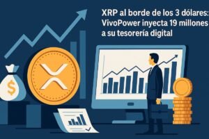 XRP al borde de los 3 dólares