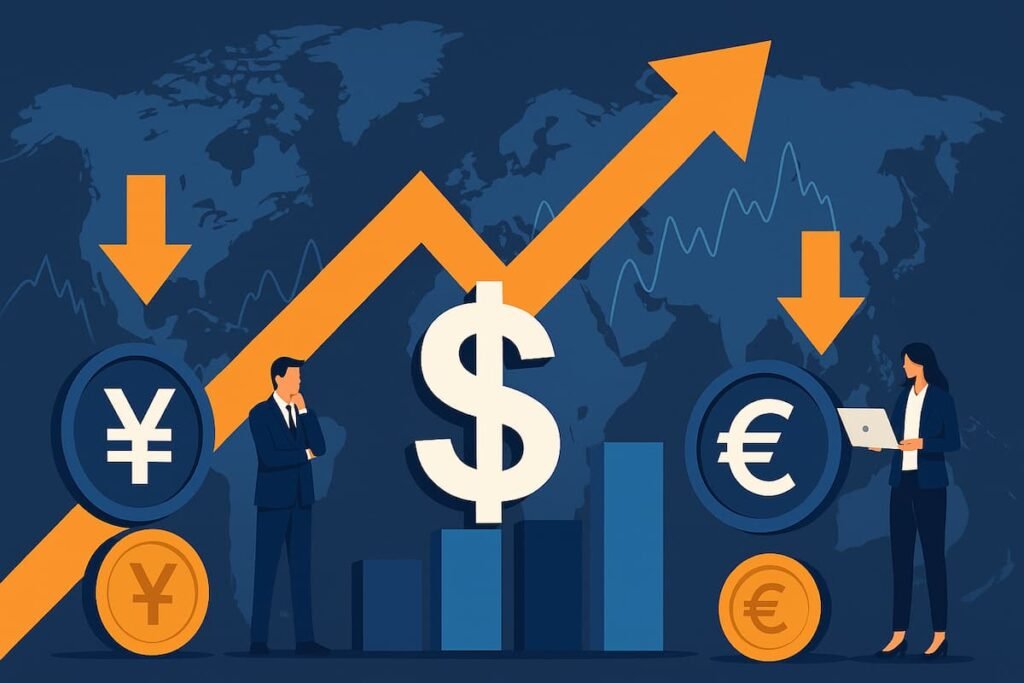 Yen y euro se desploman frente al dólar