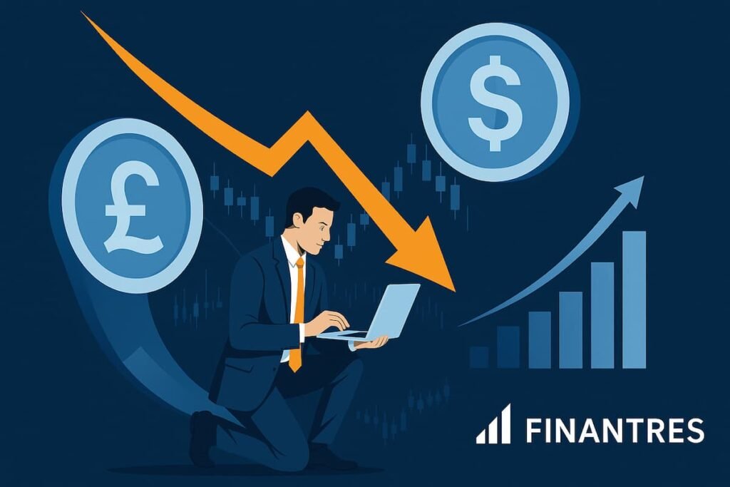 a libra se hunde frente al dólar