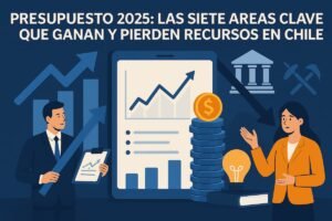 las siete áreas clave que ganan y pierden recursos en Chile